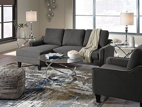   Ashley Jarreau Gray Sofa Chaise 