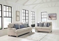 Traemore Linen Sofa and Loveseat
