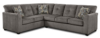 2 Piece Sectional Grey
