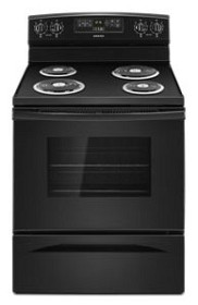   Amana Black Coil Range 