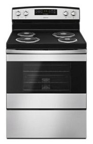   Amana Stainless Coil Range 