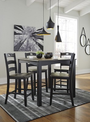   Froshburg 5 Piece Square Dining Set 