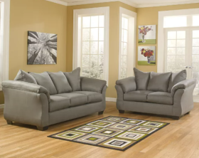   Darcy Sofa and Loveseat in Cobblest... 