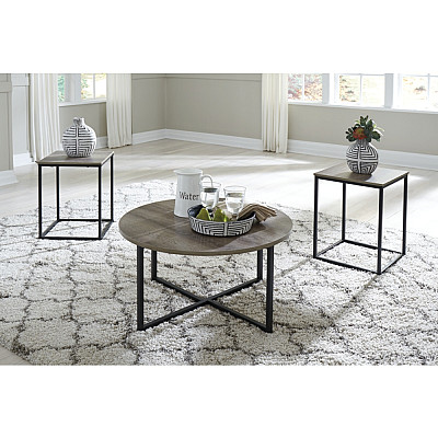  							3 Piece Occasional Table Set Wadewo...
						 
