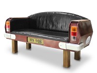 Vintage Car Couch With Bluetooth Speaker & Working Led Lights
