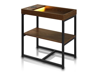  							Modern End Table With Bluetooth Spe...
						 