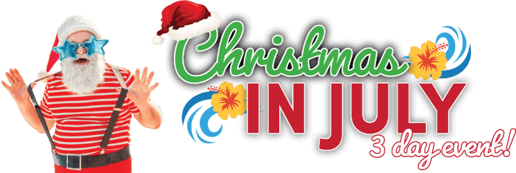 Christmas in July 3 day event