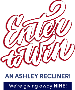 Enter to win an Ashley recliner!