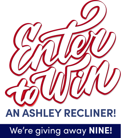 Enter to win an Ashley recliner!