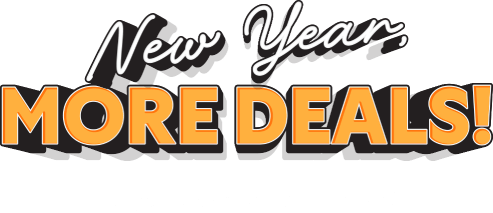 New year more deals! Do you want to get half off?