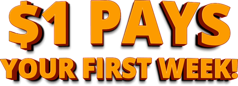 $1 pays your first week!